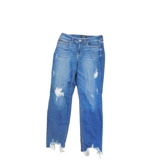 Judy Blue Jeans Judy Blue Size 9 29 Mid Rise Slim Fit Distressed